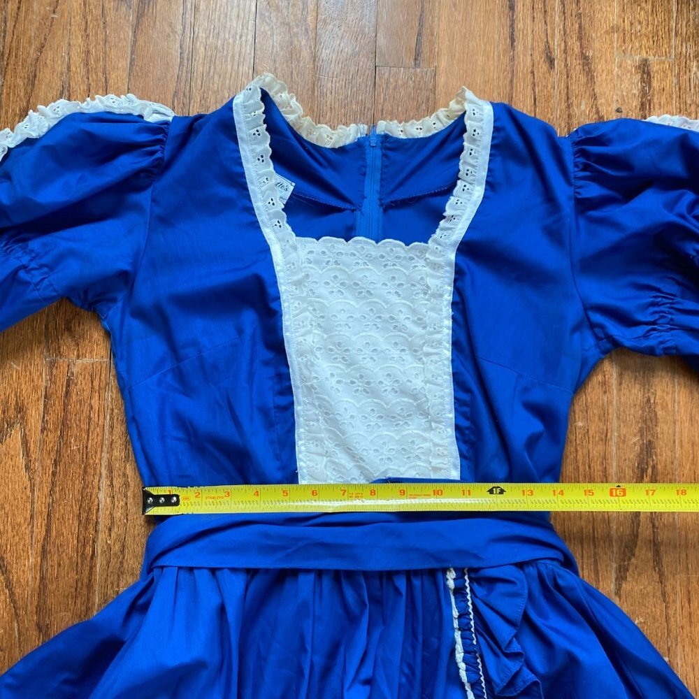 Vintage Square Dance Dress 50s Cosplay Southwestern Cowgirl Rockabilly Large 12 - Picture 9 of 12
